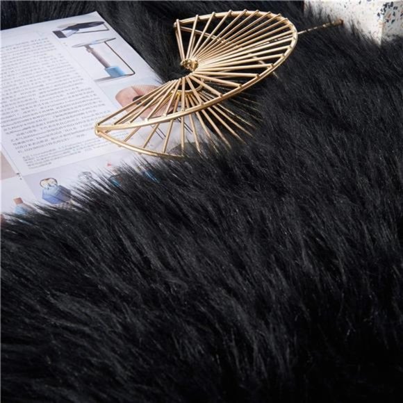 Ultra Soft Fluffy Shaggy Area Rug FauxFur Rug Chair Cover SeatPad Fuzzy Area Rug - Picture 4 of 6